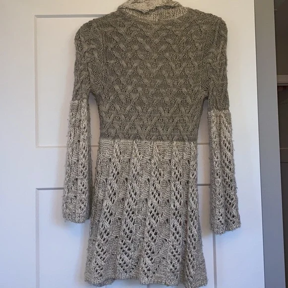 Anthropologie Guinevere Shawl Collar Knitted Cardigan - Picture 5 of 8